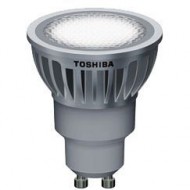 LAMPARA LED TOSHIBA GU-10 6,5 W 25º 4000K. Re