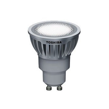 LAMPARA LED TOSHIBA GU-10 6,5 W 25º 4000K. Re