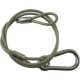 TRITON BLUE CABLE DE SEGURIDAD 80cm 5 mm con funda