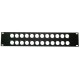 CARATULA 24 XLR 2 UNIDADES en formato rack 19