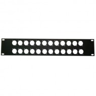 CARATULA 24 XLR 2 UNIDADES en formato rack 19