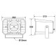 AUDIOPHONY PHP650 proyector de sonido IP55 50 vati