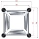 CONTEST TRUSS ALUMINIO DECO22Q-PT50 CUADRADO 220 m