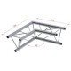 CONTEST DECO22T-AG01 ANGULO TRUSS TRIANGULAR