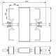 CONTEST PLTS-FC4 PINZA PARA UNION DE 4 PATAS DE T