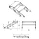 CONTEST ESCALERA AJUSTABLE de 0,4 m a 0,6 m con 2
