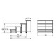 CONTEST PLT-STM-20 ESCALERA MODULAR 1 PELDAÑO 20 c