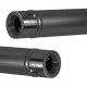 CONTEST TUBO ALUMINIO 50mm, 50cm, color Negro UNO-