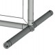 CONTEST TUBO ALUMINIO 50mm, 50cm, color Negro UNO-