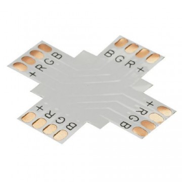 CONTEST XCO-4 CONECTOR en X para tira de led RBG
