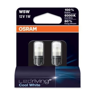 LAMPARA OSRAM 2850CW-02B 1W/12V W5W, W2.1x9.5d. LE