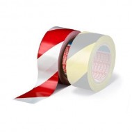 TESA CINTA ADHESIVA ROJO/BLANCO ROLLO DE 33m x
