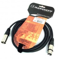 AUDIOPHONY CM/XFXM-3-CABLE MICRO XLR M/XLR H