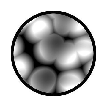ROSCO GOBO VIDRIO 81121 CELLULAR, Blanco y Negro