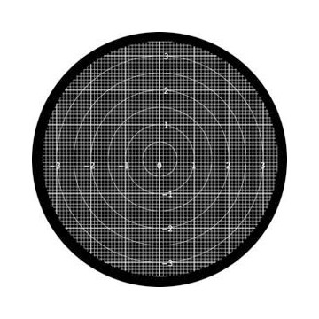 ROSCO GOBO VIDRIO 82729 GLASS LINE UP GRID ByN