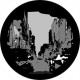 ROSCO GOBO VIDRIO 82733, CITYSCAPE 1, Blanco y Neg