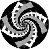 ROSCO GOBO VIDRIO 82758, SWIRLING SHUFFLE, ByN