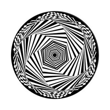ROSCO GOBO VIDRIO 82759, HExSTATIC 1, Blanco y Neg