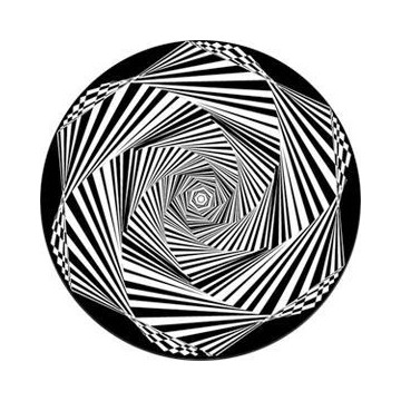 ROSCO GOBO VIDRIO 82760, HExSTATIC 2, Blanco y Neg