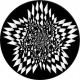 ROSCO GOBO VIDRIO 82761 STAR SPLASM, Blanco y Negr