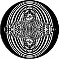 ROSCO GOBO VIDRIO 82763, CIRCULATE 1, Blanco y Neg
