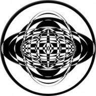 ROSCO GOBO VIDRIO 82765, CIRCULATE 2, Blanco y Neg