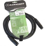 Audiophony Cable DMX CDMX-3 XLR macho 3 pin y