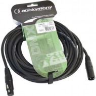 Audiophony Cable DMX CDMX-10 XLR macho 3 pin y