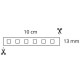 CONTEST PURETAPE6067-COLD, Tira 60 LED/m 5 m, BLAN