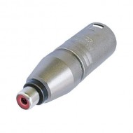 NEUTRIK ADAPTADOR XLR 3P.MACHO - RCA HEMBRA NA2MPM
