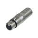 ADAPTADOR XLR 3 MACHO/5 HEMBRA NEUTRIK NA3M5F PA