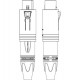 CONECTOR XLR 3 MACHO-HEMBRA UNISEX NEUTRIK NC3-FM-