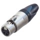 CONECTOR XLR 4 HEMBRA AEREO NEUTRIK NC4FXX color P