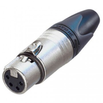 CONECTOR XLR 4 HEMBRA AEREO NEUTRIK NC4FXX color P