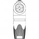 SPEAKON AEREO 4 CONTACTOS ACODADO NEUTRIK NL4FRX