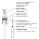 PROCAB CABLE DMX 3P MACHO-DMX 5P HEMBRA DE 0,25 MT