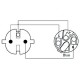 PROCAB CABLE SCHUCO MACHO - POWERCON AZUL