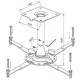 SOPORTE PROYECTOR UNIV. TECHO Y PARED + GARRA PARA