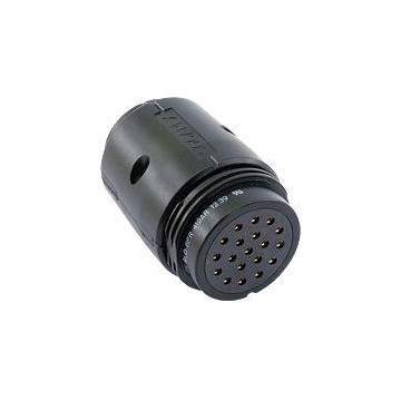 SOCAPEX CONECTOR 19 CONTACTOS HEMBRA AEREA NEGRO S