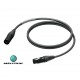 PROCAB CABLE DMX 3P XLR MACHO-XLR 3P HEMBRA DE 10