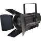 Proyector lente PC (plano convexa) LED COB 160W 3200K Zoom motorizado con visera