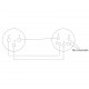 NEUTRIK ADAPTADOR XLR 3 HEMBRA - 5 MACHO NA3F5M PA