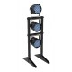 ADMIRAL SOPORTE CALLE TEATRO ALTO 200cm ANCHO 40cm con 2 tubos altura regulable
