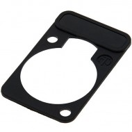NEUTRIK PLACA IDENTIFICACION DSS-0 COLOR NEGRO PAR