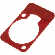 NEUTRIK PLACA IDENTIFICACION DSS-2 COLOR ROJO PARA