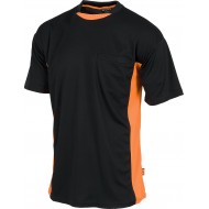 POLO FUTURE NEGRO + NARANJA