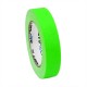 CINTA DE TELA FLUORESCENTE 24 mm x 22,8 m VERDE