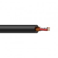 PROCAB CABLE MICROFONO 2 x 0,23 mm NEGRO - 1 metro