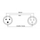 PROCAB CABLE CETAG 16A MACHO -CETAG 16 A HEMBRA 20