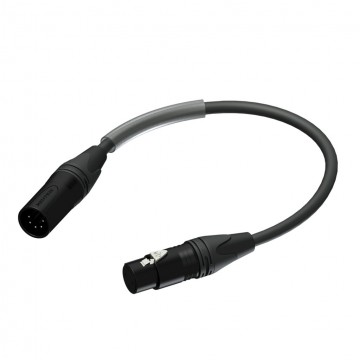 PROCAB CABLE DMX 3P HEMBRA-DMX 5P MACHO 0,25 m